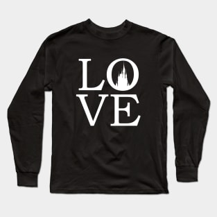 LOVE Magic Castle Black and White Long Sleeve T-Shirt